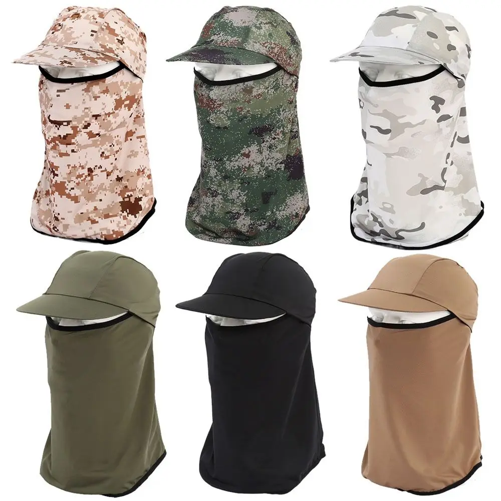 

Portable Elastic Balaclava Cap Breathable Ice Silk Cycling Bandana Sun-protective Headscarf Riding Cap Outdoor Sports