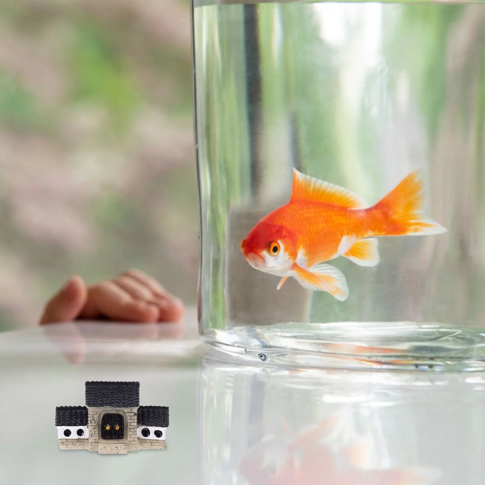 

Chinese Archway Ornament Resin Fairy House For Diy Home Decor Aquarium Castle Fish Tank Accessories Miniature Hut Decor