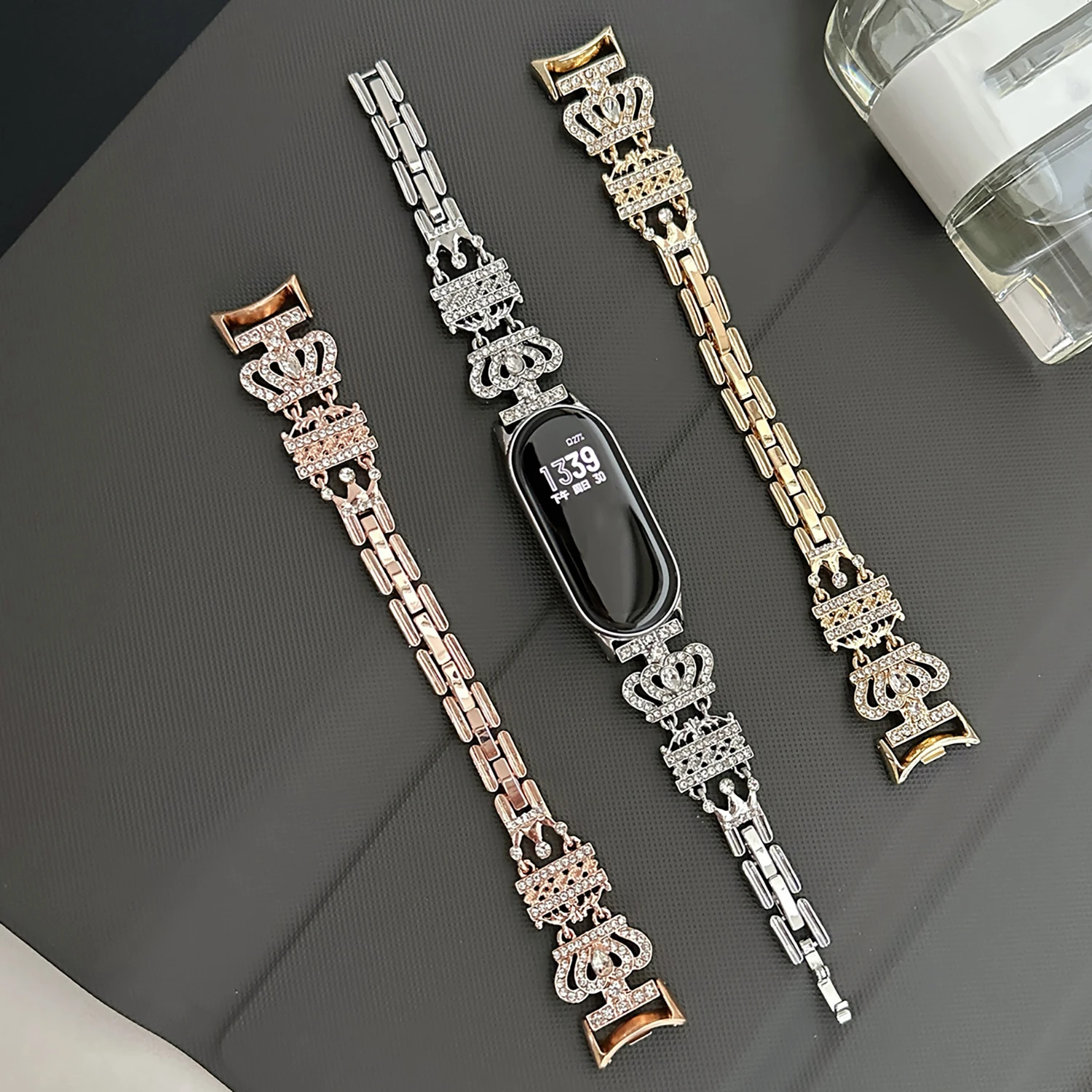 Cute Sparkling Strap for Xiaomi Smart Band 8 9 8 Pro 9 Pro Girls' Bracelet for Redmi Watch Watch4 5 Fashion Leisure Strap