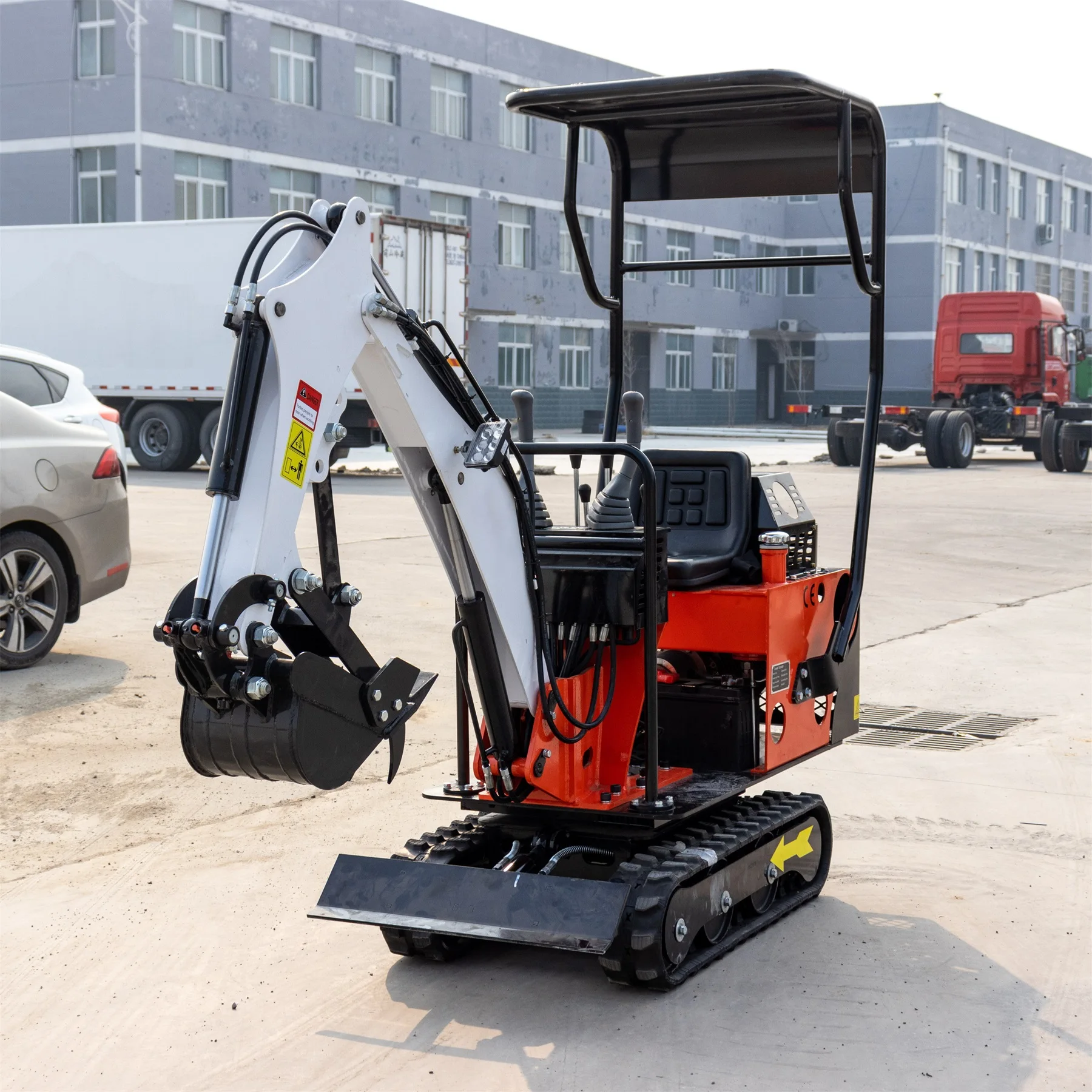 Customization 0.8 Ton Mini Excavator With Strong Engine Mini Backhoe Excavator Hydraulic Micro Escavator Supplier Small Digger
