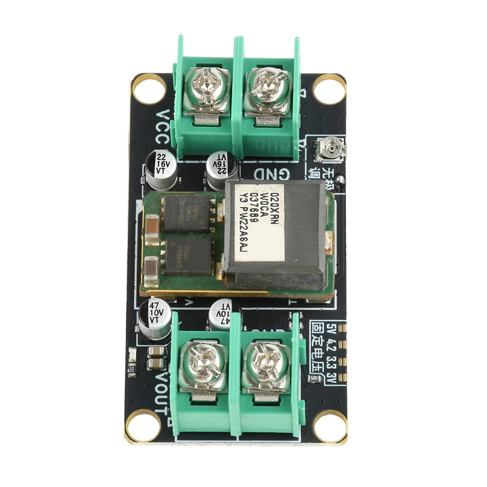 DC 9-14V DC-DC Step-Down Module 5V/Stepless Adjustable High-Power 20A Stabilized Power Module Industrial Grade Step-Down Module