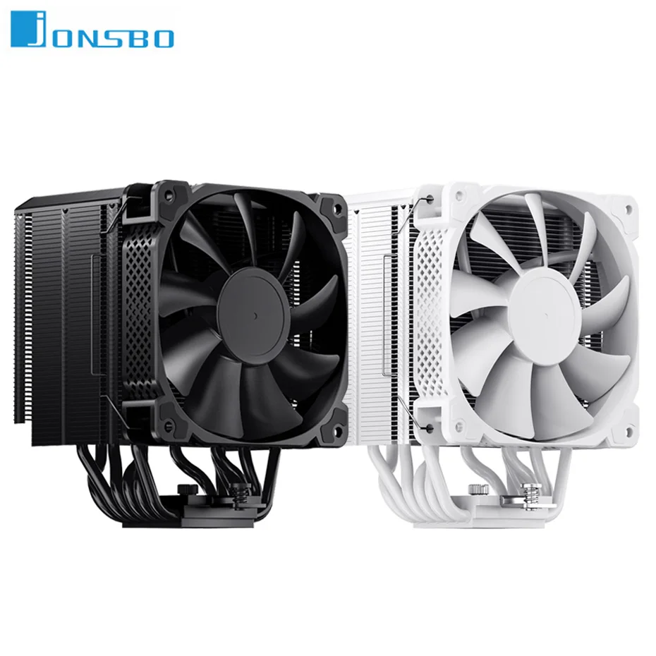 

JONSBO HX6240 Black/White 6 Heat Pipe CPU Cooler 120mm PWM Quiet Fan Tower Air-Cooled Radiator For LGA115x 1700 1200 2011 AM4