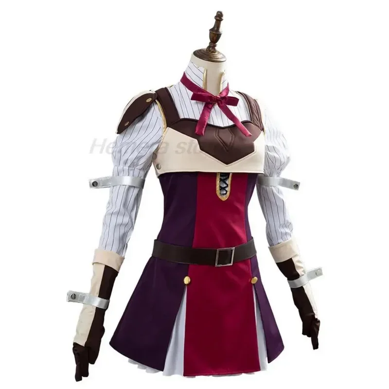 Anime The Rising of the Shield Hero Raphtalia Uniform Cosplay Costume Raphtalia Cosplay Wig Shoes Ear Prop For Women Halloween