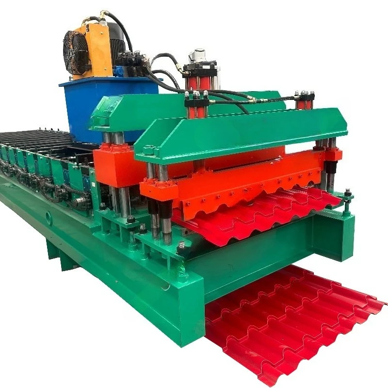 Popular bamboo roof tile long span roll forming machine in Nigeria