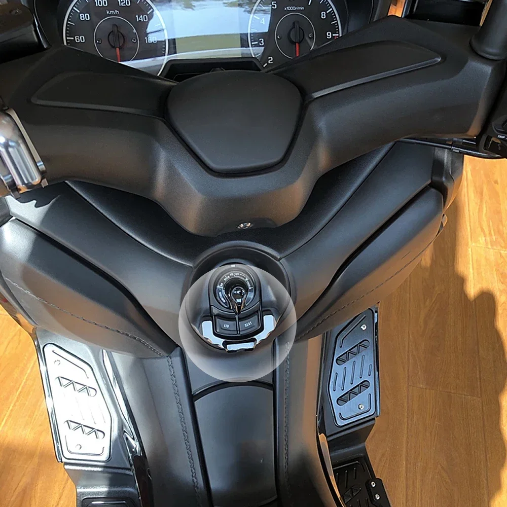 Yamaha X-MAX125 X-MAX250 X-MAX300 2017-2023 X-MAX400 XMAX 125 250 X-MAX 300 400 CNC 전기 도어 잠금 장식 커버