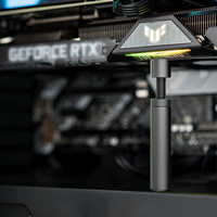 Graphics Card GPU Holder Support Adjustable Telescopic Screw Aluminum Alloy Video Card Bracket for Desktop PC Support 27-120mm