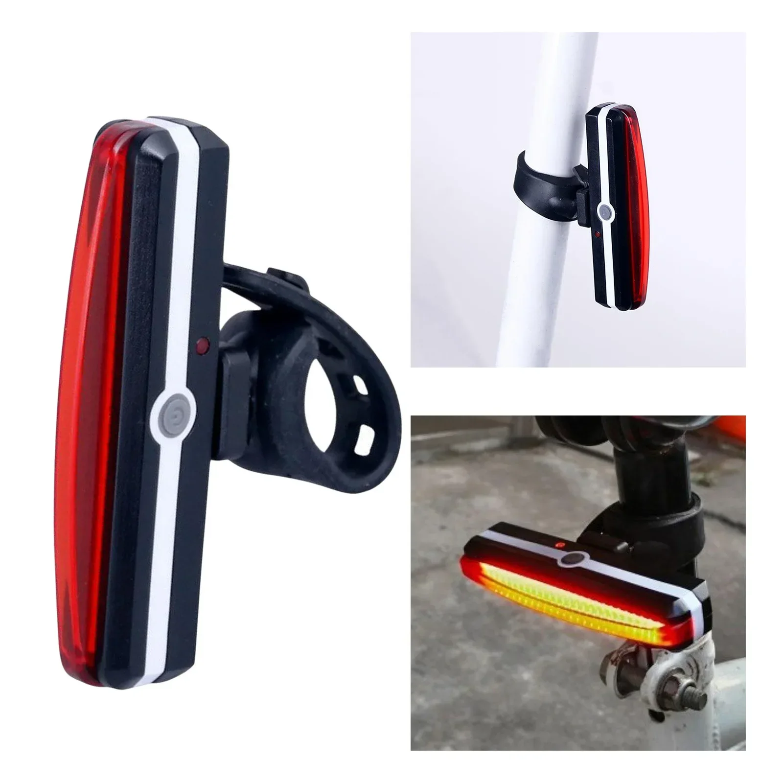 Bike Rear Lights Waterproof Bicycle Taillights USB Rechargeable MTB Road Bike Cycling Safty Warning Lamp Tail Lights Accessories