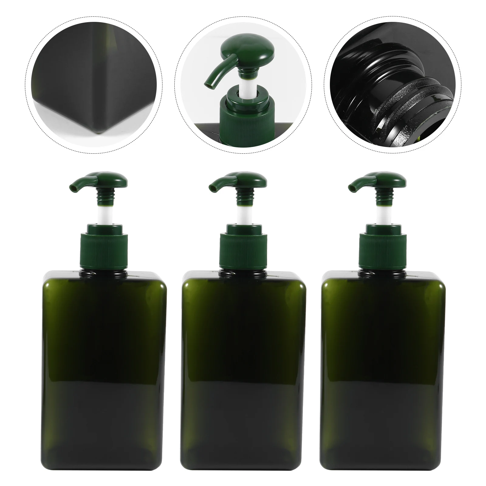 

3pcs Lotion Bottle 280Ml Refillable Dispenser Pump Bath Liquid Soap Shampoo Emulsion Travel Makeup Sub Bottle Reusable Hand