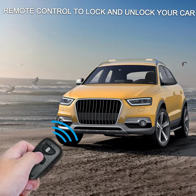 12V Universal Car Auto Remote Central Kit Door Lock Locking Vehicle Keyless Entry System with 2 Remote Control 5
