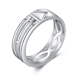 Atlantis rings are simple and fashionable silver/gold/rose gold men's and women's rings