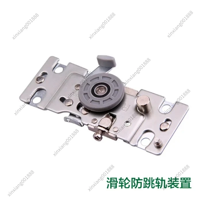 1PCS for DW506 Side Hanging External Door Damper Pulley, Silent Sliding Door Roller Hardware for Wardrobe