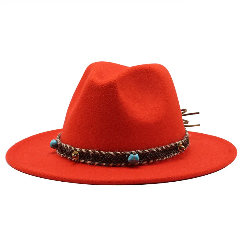 AliExpress Chapéu Fedora Top De Lã para Senhoras, Aaba Plana, Aola Grande, Moda Europeia e Americana