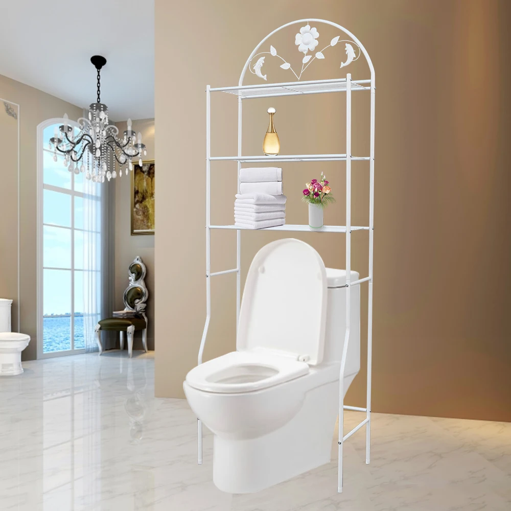 3 Tier Bathroom Over The Toilet Space Saver Bathroom Storage Organizer Free Standing Toilet Shelf Rack