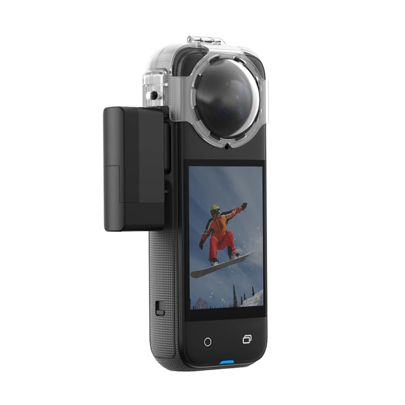【ใหม่】สําหรับ Insta360 X4 ฝาครอบเลนส์โปร่งใสฝาครอบป้องกันกล้องแอ็คชั่นเลนส์ยามป้องกันอุปกรณ์เสริมสําหรับกล้อง