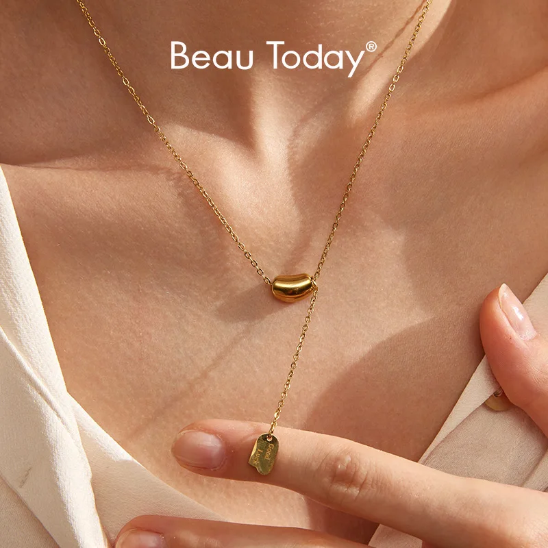 BEAUTODAY Necklaces Women Chains Vintage Heart Decoration Charm Elegant Female Jewerly Fashion Accessories Handmade 93019