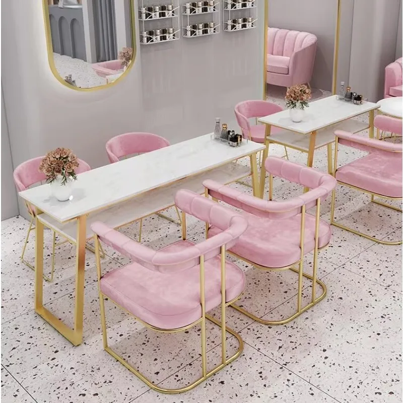 Foshan SENZHI Modern Luxury Cheap Price Manicure Station Nail Salon Table Manicure Table for Beauty Salon