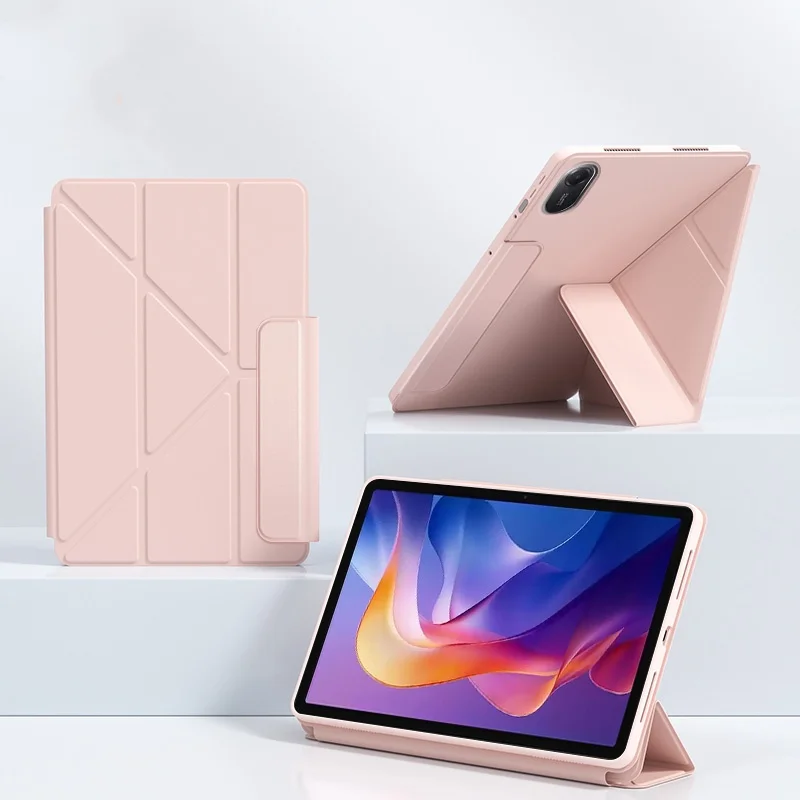 For Xiaomi Redmi Pad 2 Pro Case 2025 Multi-Folding Protective TPU Shell For Redmi Pad 2 Pro 12.1 inch 2025 Tablet Cover Coque