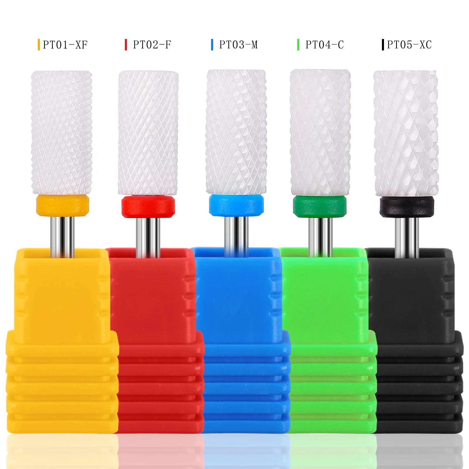 1 STKS Keramische Nagelboren, Professionele 3/32 inch Elektrische Manicure Pedicure Boren Nail Tech Set voor Acryl Gel Nagels