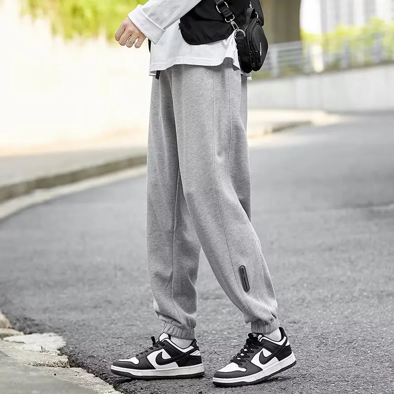 

Autumn Joggers Men Jogging Sweatpants Fashion Drawstring Streetwear Bottoms Men Casual Baggy Trousers Male Loose Harem Pants