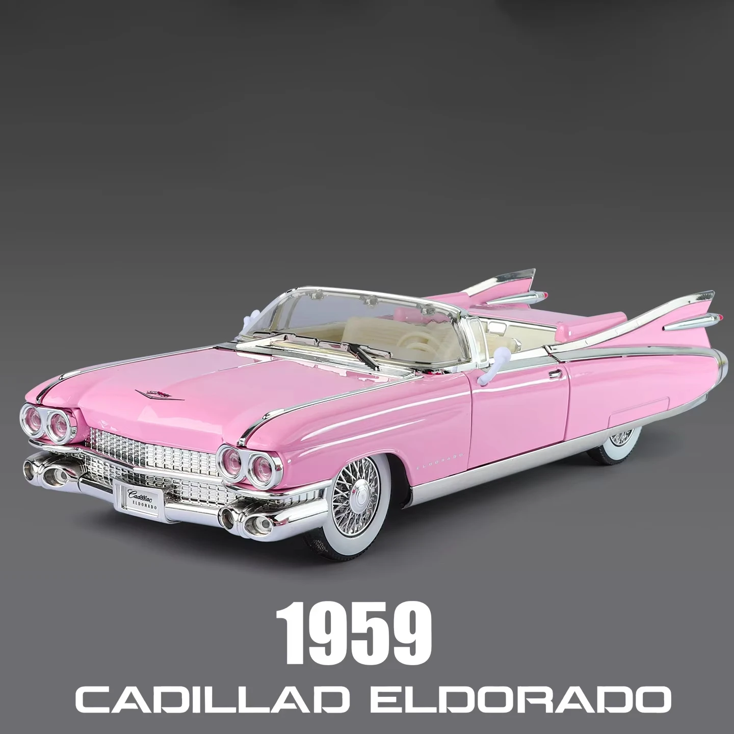 1:24 Eldorado EVO Miniature Toy Sports Car Models Alloy Diecast Sound Light Doors Opened Pull Back Sports Cars for Boys Gifts
