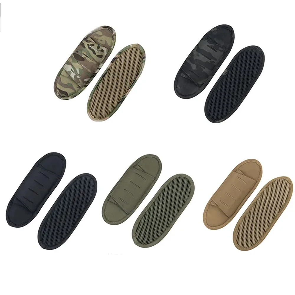 1 쌍 전술 조끼 범용 어깨 스트랩 패드 어깨 컴포트 쿠션 패드 레이저 절단