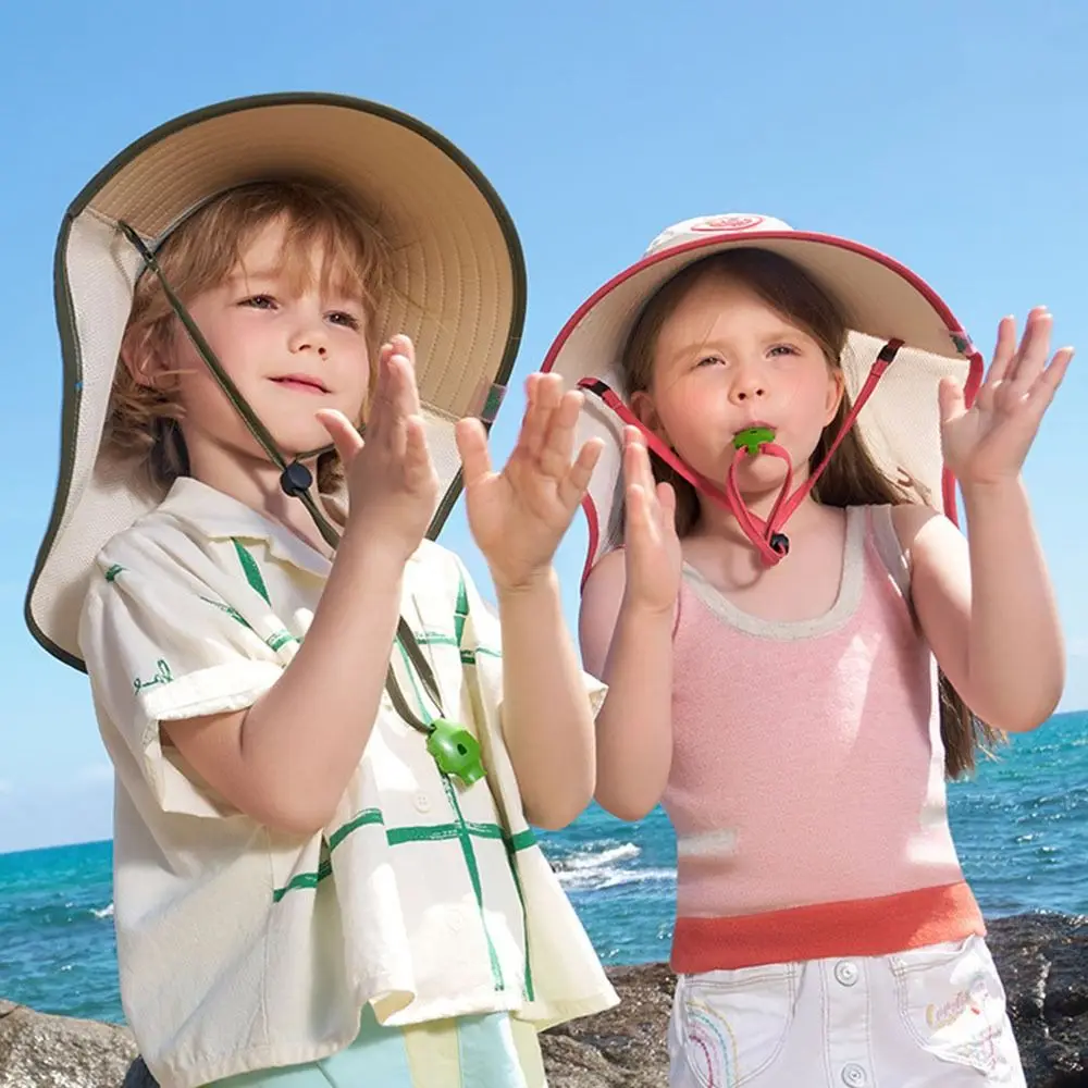 Sombrero de protección solar para niños, sombrero de playa con protección UV, ala grande, informal, sombrilla de pescador, Verano