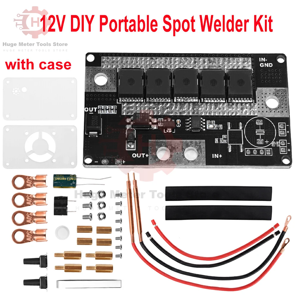 

12V DIY Portable Spot Welder Kit Spot Welding Control Board PCB Circuit Board Welding Equipment Spot Welders Pen For 18650 2665