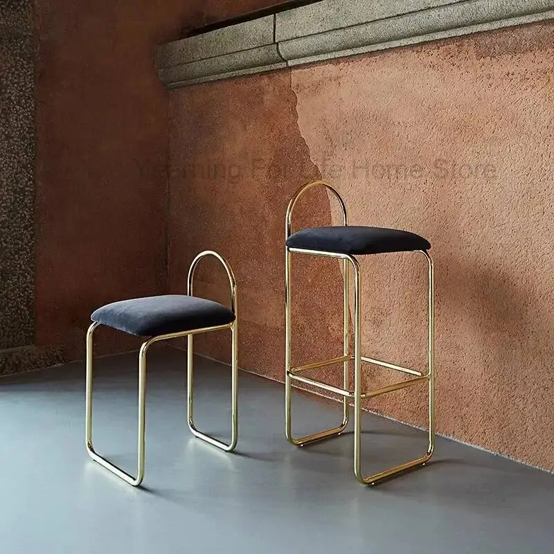 Kitchen Stools Waiting Barber Nordic Bar Dining Room Gamer Bar Chairs Reception Retro Cadeiras De Jantar Designer Furniture Fg16