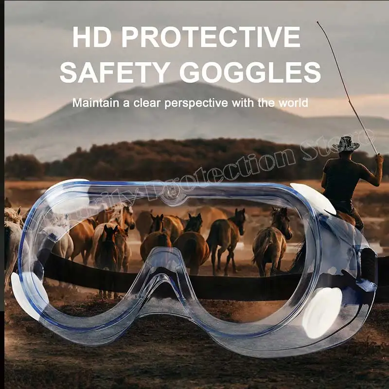 1621 Glasses Goggle Anti-Impact PC Chemical Splash ANSI Z87 Standard Safety Personal Protection UV Protective Factory