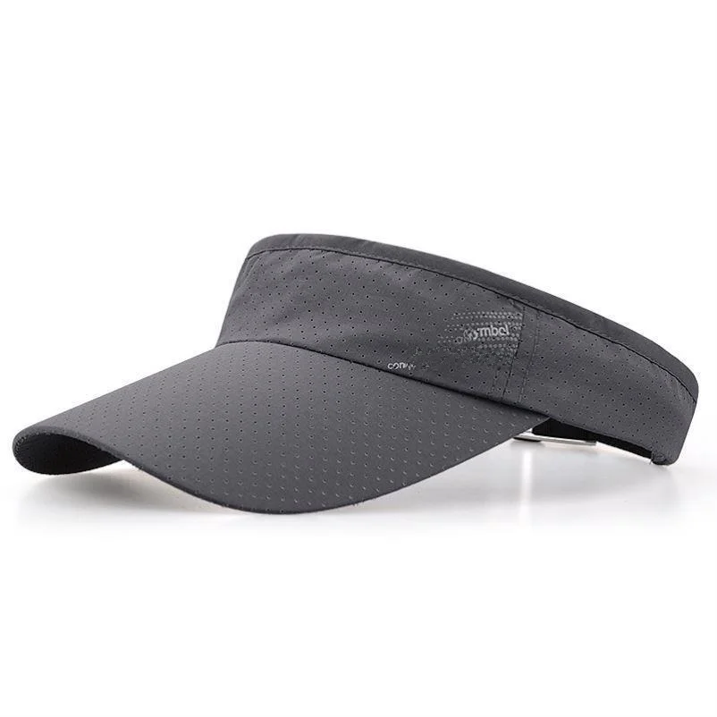 

Men's Running Sport Cap Quick Dry Outdoor Cycling Empty Top Sun Hat Professional Marathon Tennis Cap Large Brim Summer Hat
