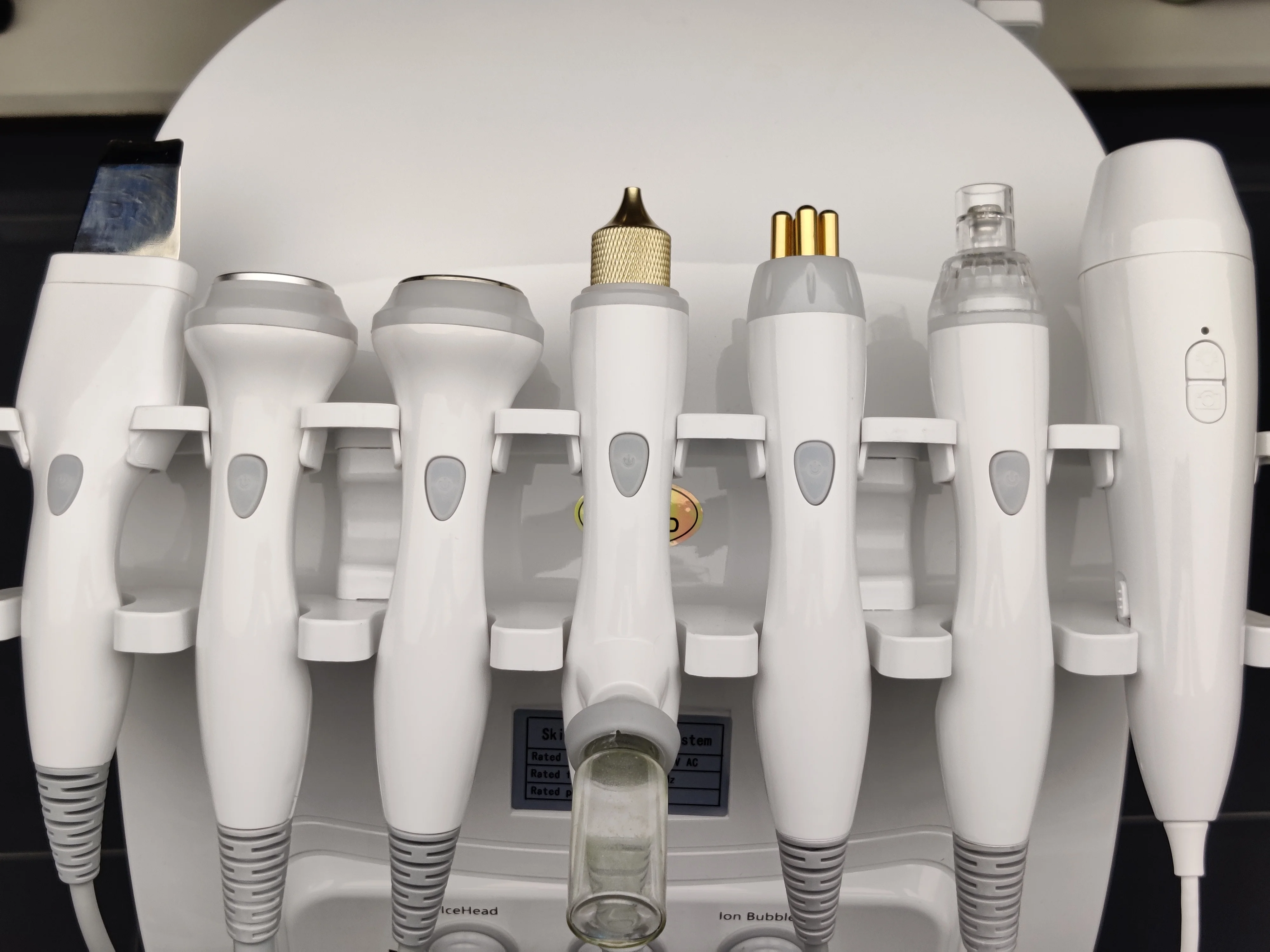 Yingcai 7In1 Acqua Ossigeno Bubble Jet Macchina di bellezza Facials Multifunzione Peeling viso Dispositivi di analisi della pelle antietà