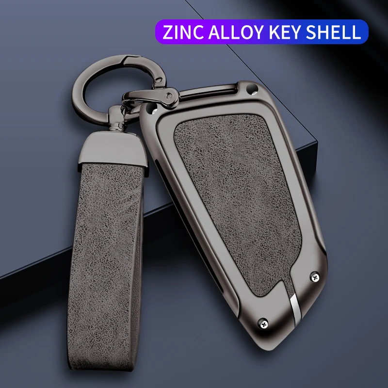 

Alloy Leather Car Key Case Keychain Cover For BMW E46 G20 F11 E87 X3 F25 X5 F15 X1 I3 Series F20 320i 118i G01 G02 Accessories