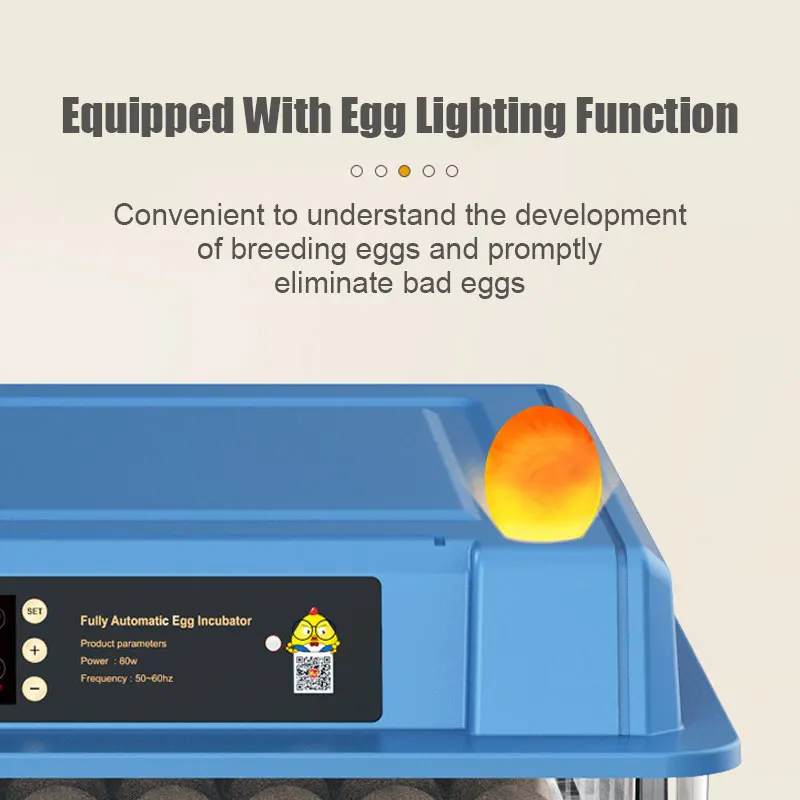 6/9/12/15/24 Eggs Incubator Poultry Hatching Machine With Automatic Water Ionic Waterbed Replenishment And Temperature Contro