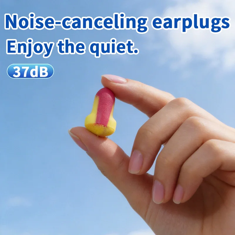 Noise-blocking earplugs for sleep - noise protection - noise reduction - sound insulation - safe for ears