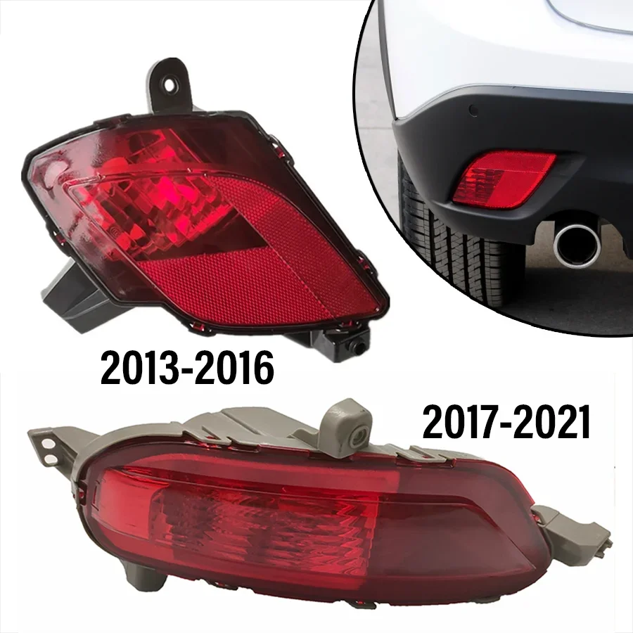 

Wooeight 1Pc Rear Bumper Fog Light Parking Warning Reflector Taillight Brake Lamp For Mazda CX-5 CX5 2013-2016 2017-2020 2021