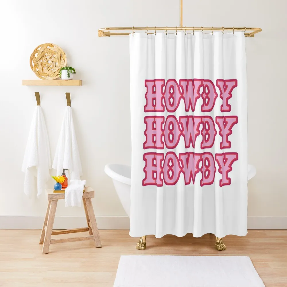 

Howdy Shower Curtain Waterproof Bathroom Shower Bathroom Shower Set Bathroom Accessorys For Bathrooms Curtain