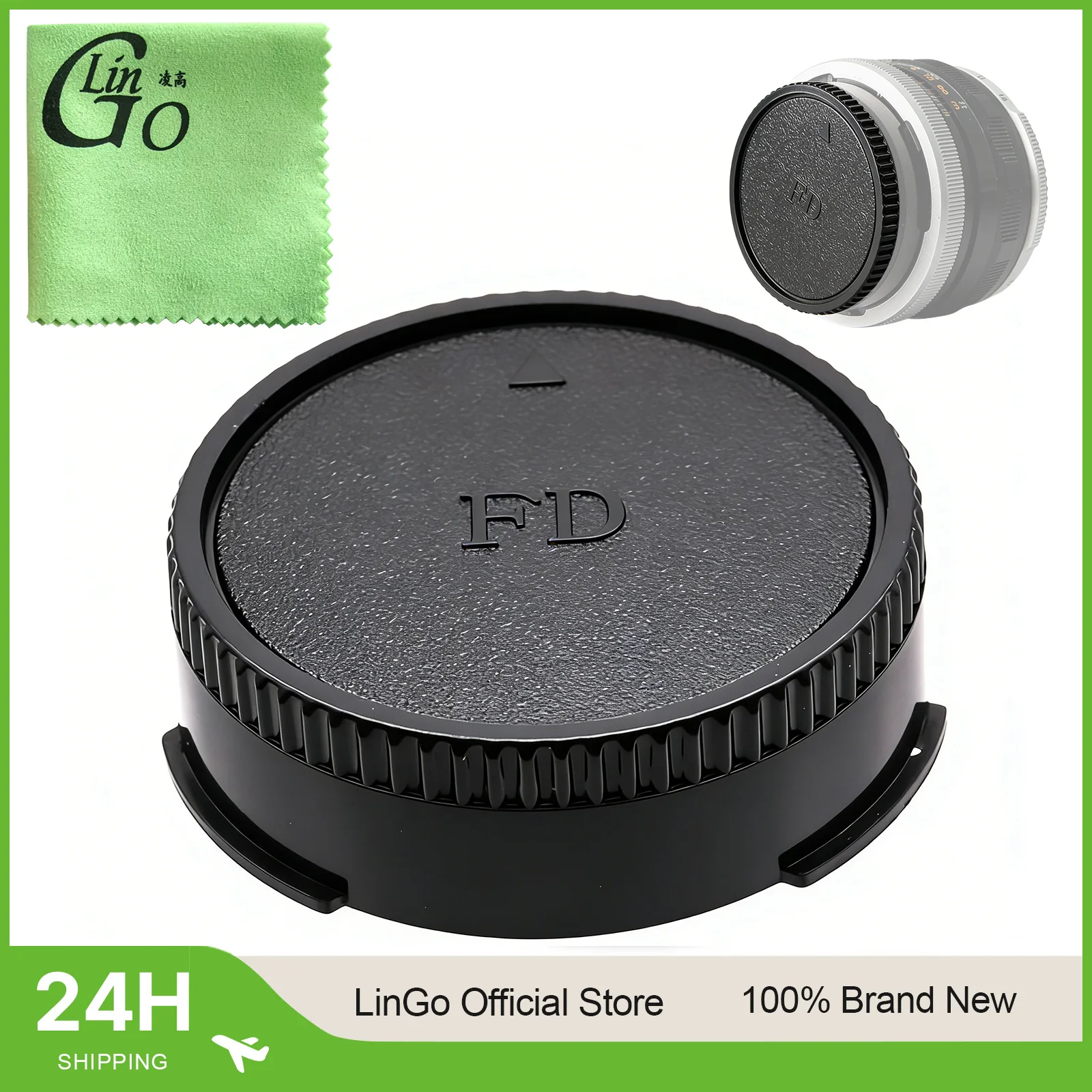 Tapa trasera para lente Canon, cubierta trasera protectora FD, cubierta trasera especial para lente Canon FD, accesorios para cámara