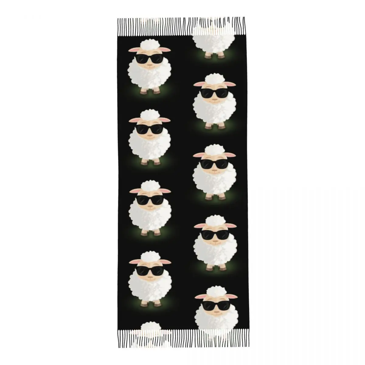 Cool Sheep Scarf Tassel Scarves for Women Soft Warm Shawls and Wraps Long Fall Winter Shawl Wrap