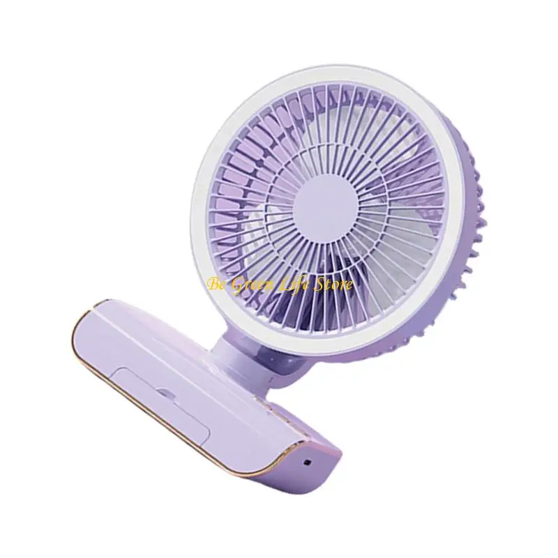 

M7DF Cooling Fan Desktop Fan Convenient Small Desk Fan Table Fan ABS Texture