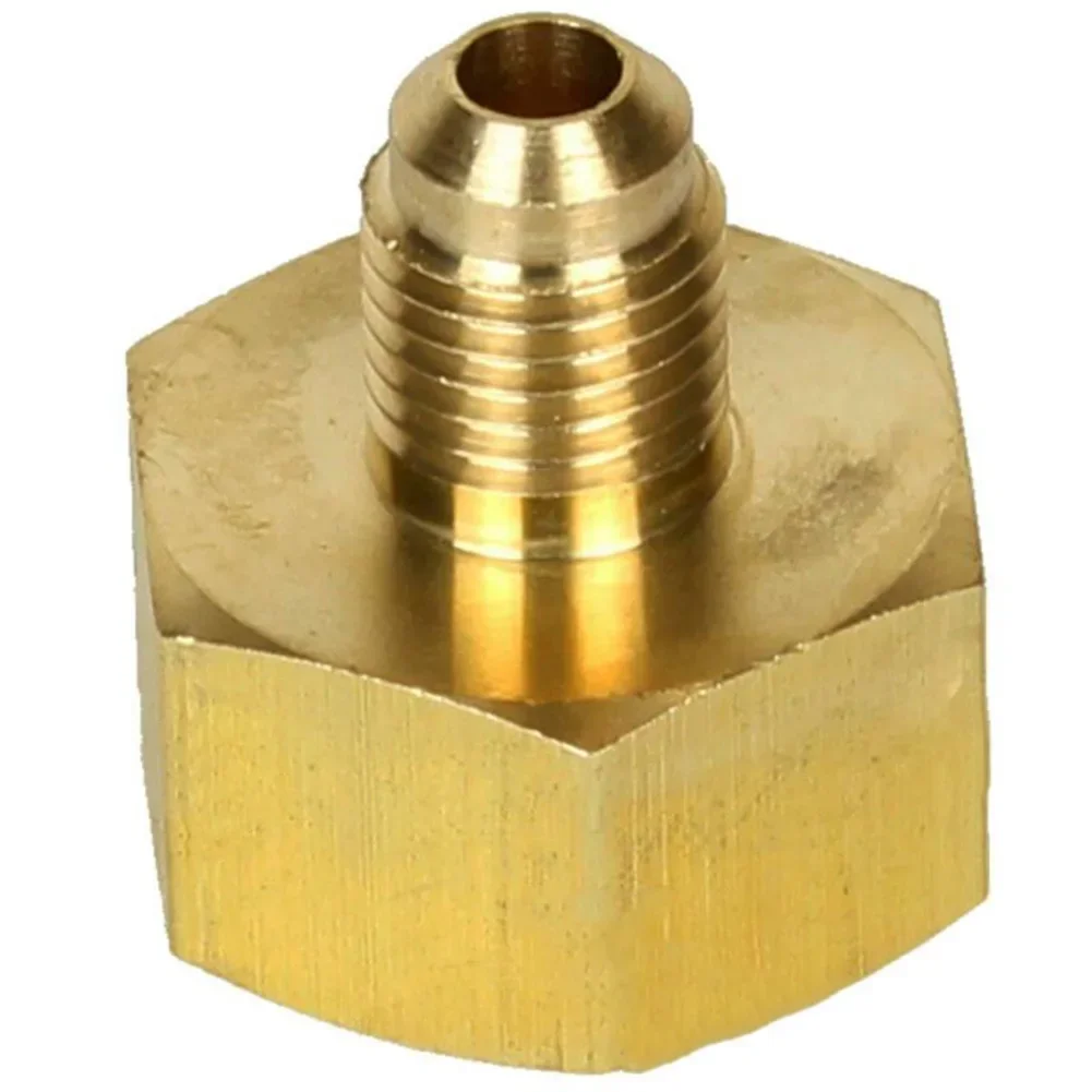 1pc Car Air Conditioner Adapter Refrigerantion Bottle Vacuum Pump Adapter Fitting For R134A W21.8 To W21 To 1/4'' SAE 32mm
