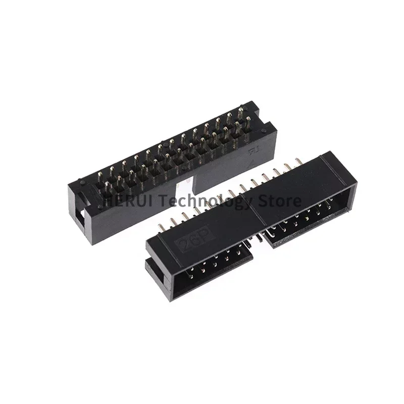 10pcs dip 6/10/20/26/34/40 PIN 2.54MM pitch MALE SOCKET straight idc box headers PCB CONNECTOR DOUBLE ROW 10P/20P/40P DC3 HEADER