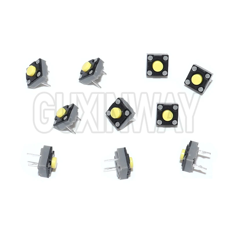 10Pcs Rectangle Micro Switch Mute button 6*6*4.3mm Square Silent Switch Ireless Mouse Micro Switch Repair Parts Replace