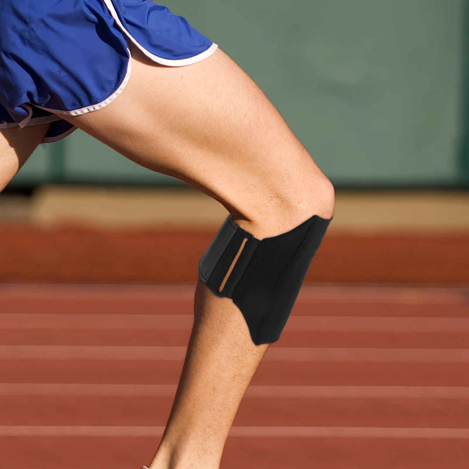 

Nylon Adjustable Leg Pouch for Phone Holder Secure Elastic Sport Band for Running Gym Outdoor Activities Cell Phone Arm Bag