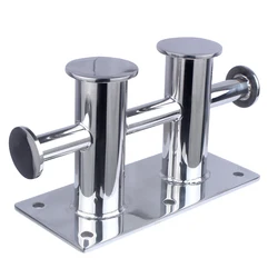Cornamusas de amarre de acero inoxidable 316 para barco, accesorios marinos de doble cruz, bolardo