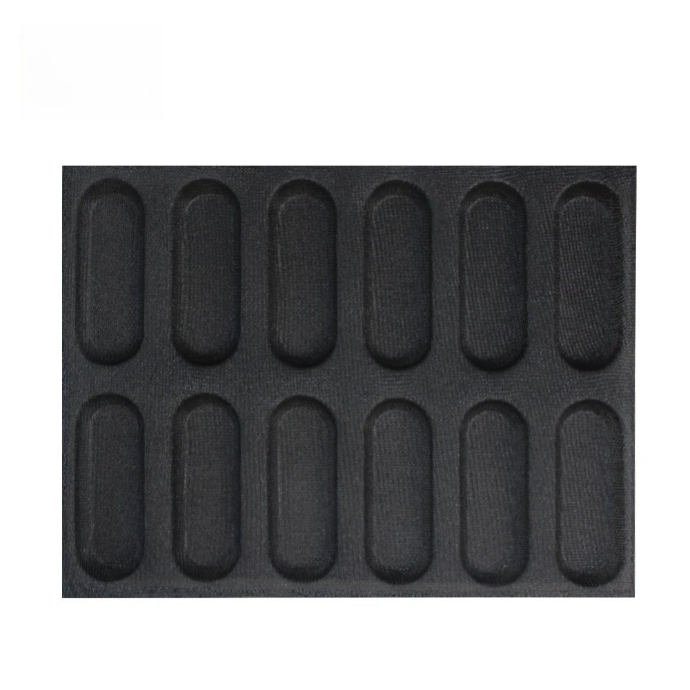 2026 Subway-Style 12-Cavity Silicone Mold, Baguette Hollow Bread Tray cake tools