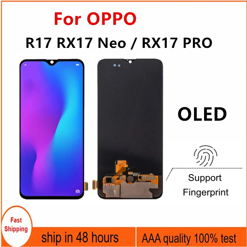 

OLED-экран 6,4 дюйма для OPPO R17 RX17 Neo / RX17 PRO, ЖК-дисплей, сенсорный экран в сборе, сменный аксессуар