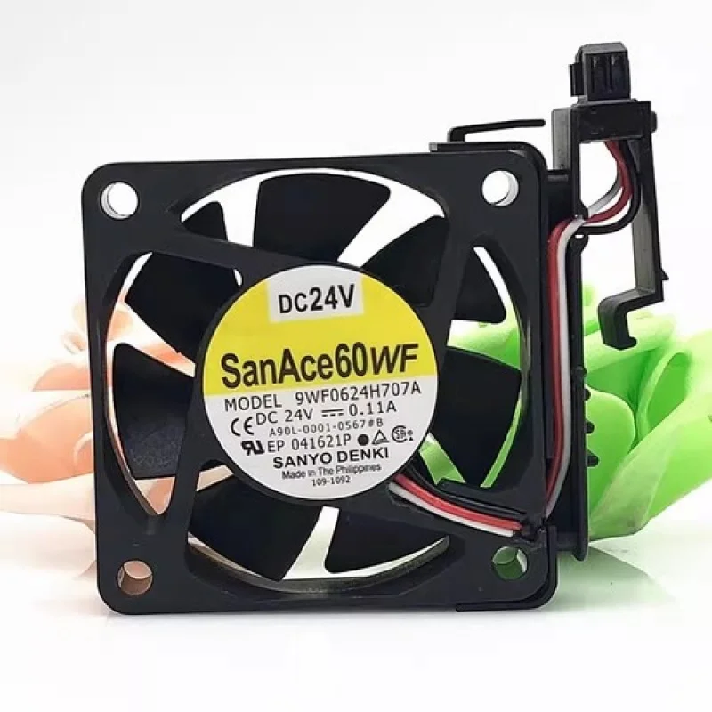 

C for Sanyo 9WF0624H707A A90L-0001-0567#B DC24V 0.11A 6CM Cooling Fan