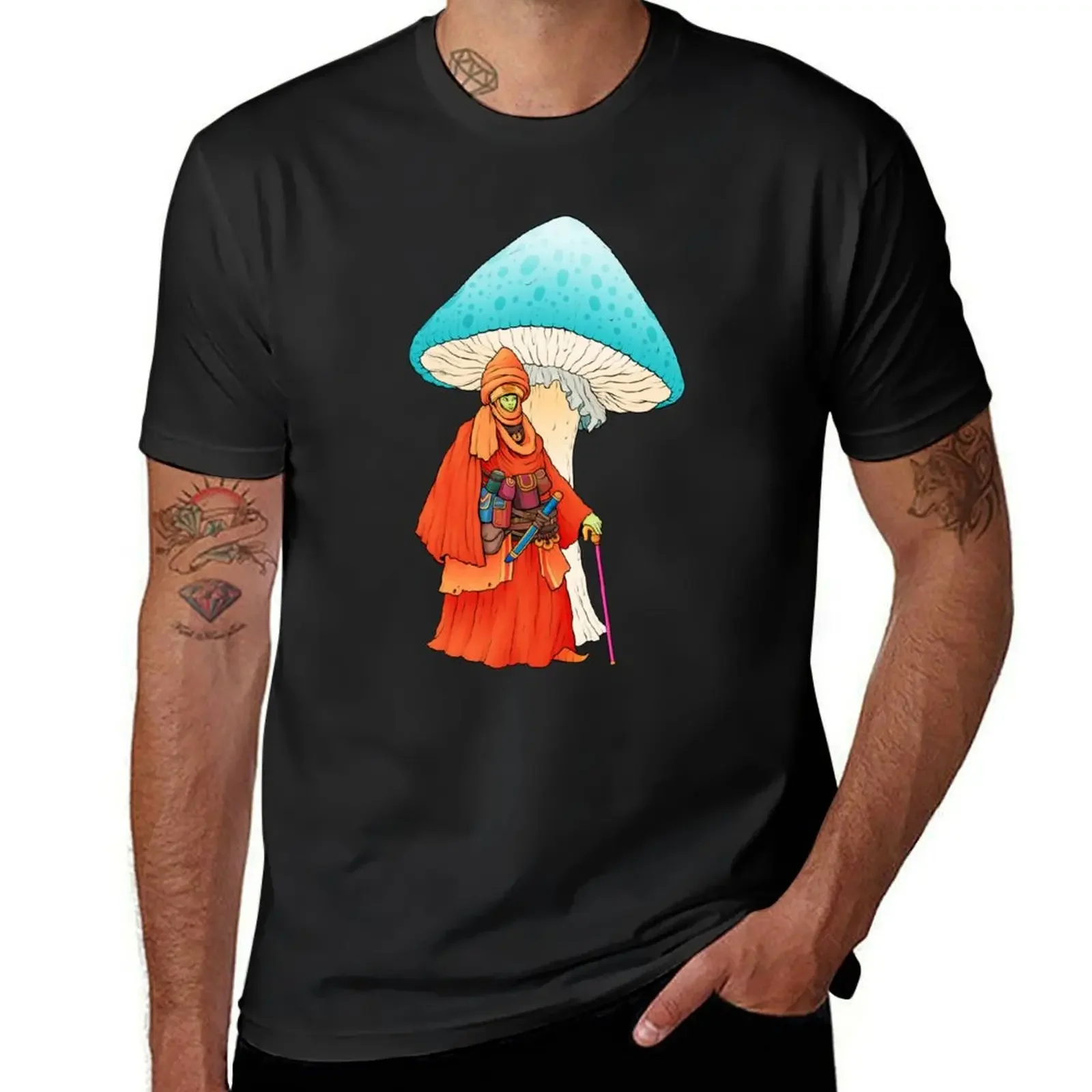 Shroom Wizard T-Shirt Blouse customs design your own cheap stuff mens t shirts pack