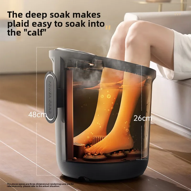 Electric massage and heating foot bath basin for foot bath basin for household fully automatic constant temperature foot bath