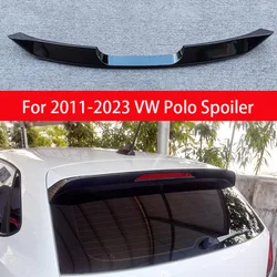 For VW Volkswagen POLO Spoiler 2011 to 2023 Polo Retrofitting GTI Appearance Spoiler Hot Design High Quality Black Spoiler